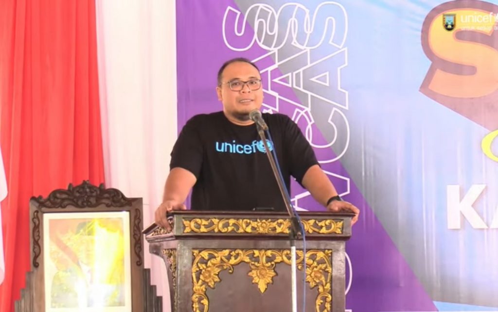 Wakil Bupati Rembang M.Hanies Cholil Barro' saat memberikan sambutan di GRH Fest