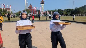 Persiapan Upacara HUT ke-80 RI di Rembang Capai 80 Persen, Seragam Paskibraka Didistribusikan Pekan Depan