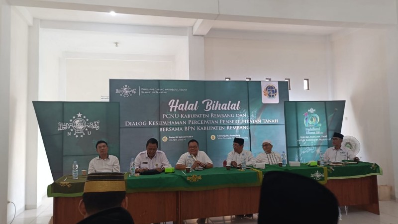 PCNU Rembang Gandeng BPN dan Kemenag Percepat Sertifikasi Tanah Wakaf